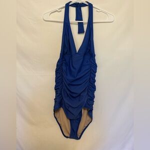 J. Crew Ruched halter one-piece swimsuit Size 10‎